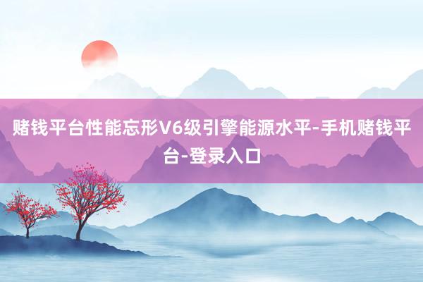 赌钱平台性能忘形V6级引擎能源水平-手机赌钱平台-登录入口