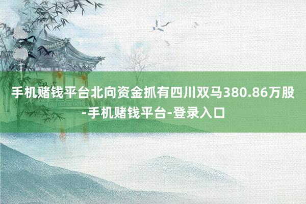 手机赌钱平台北向资金抓有四川双马380.86万股-手机赌钱平台-登录入口